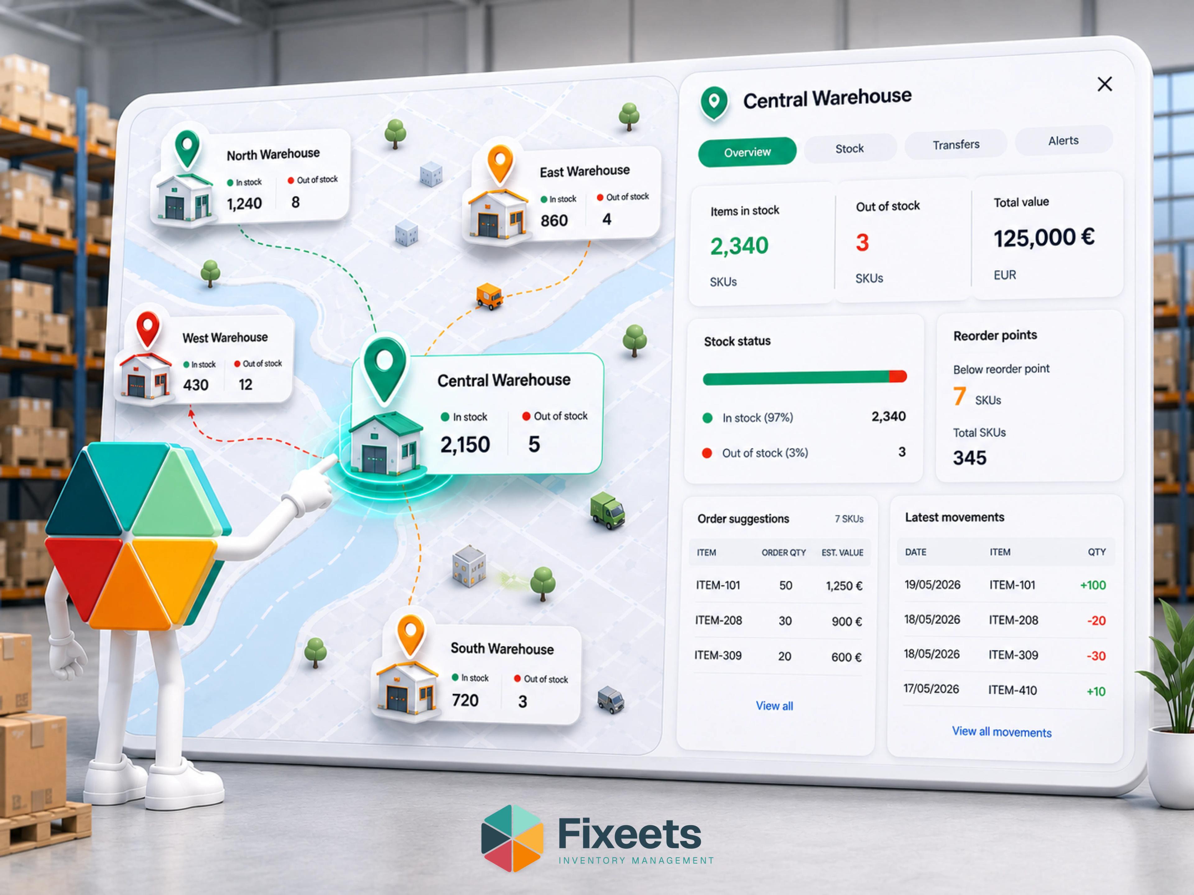 How to Manage Inventory Across Multiple Locations in Google Sheets